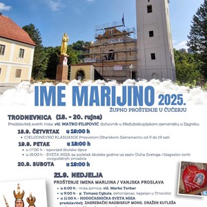 Proslava blagdana Imena Marijinog u Čučerju